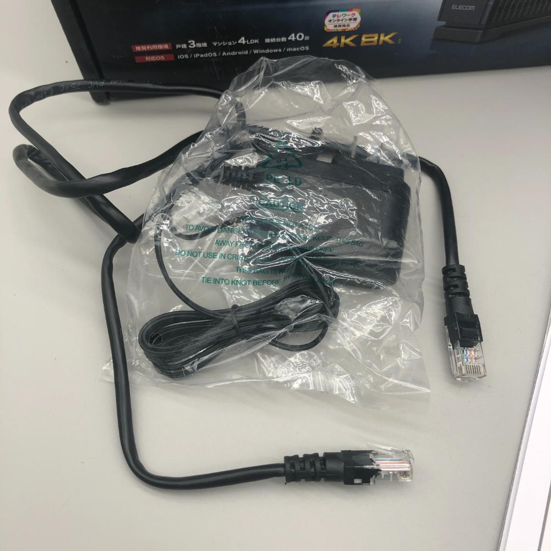 ELECOM　エレコム　Wifiルーター　ブラック　WRC-BE36QS　K