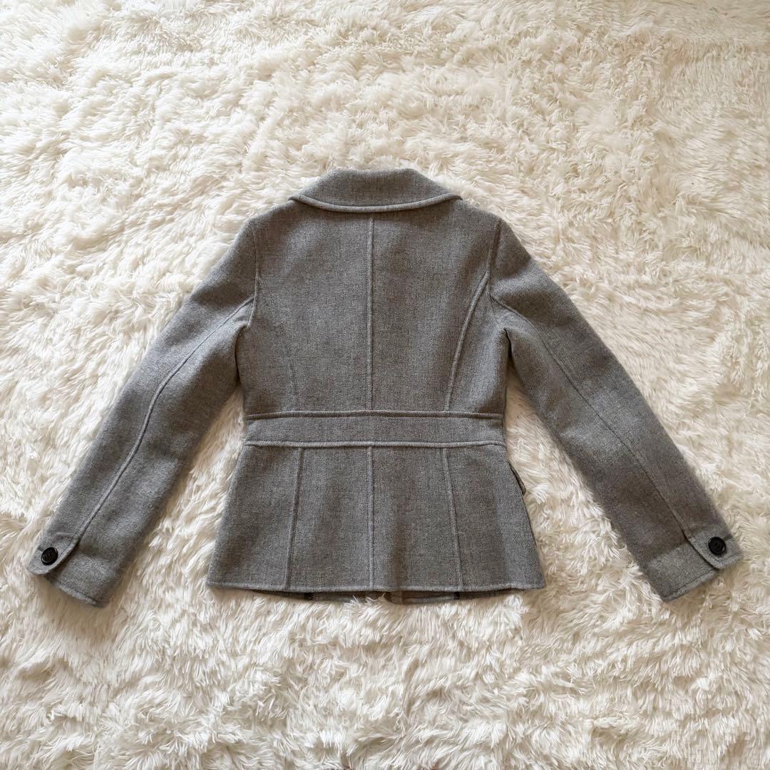 美品✨バーバリー　BURBERRY LONDON カシミヤ混ラビットファーコート