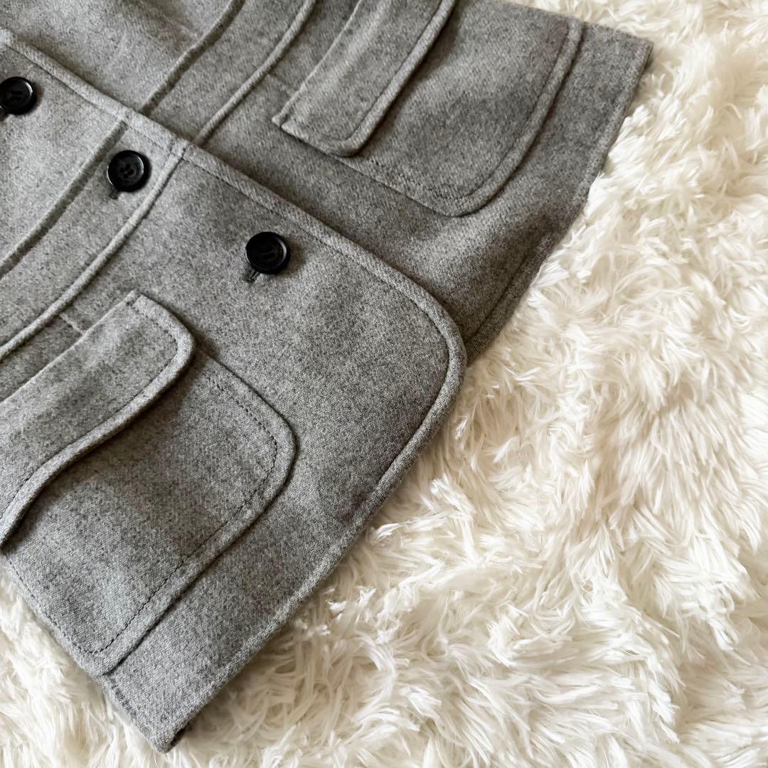 美品✨バーバリー　BURBERRY LONDON カシミヤ混ラビットファーコート