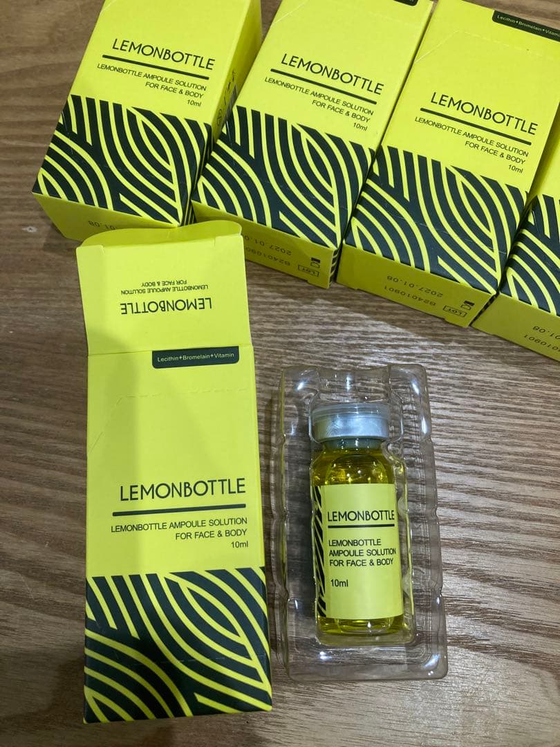 5本【即日発送】最安値・韓国発の新しい脂肪溶解LEMONBOTTLEレモンボトル
