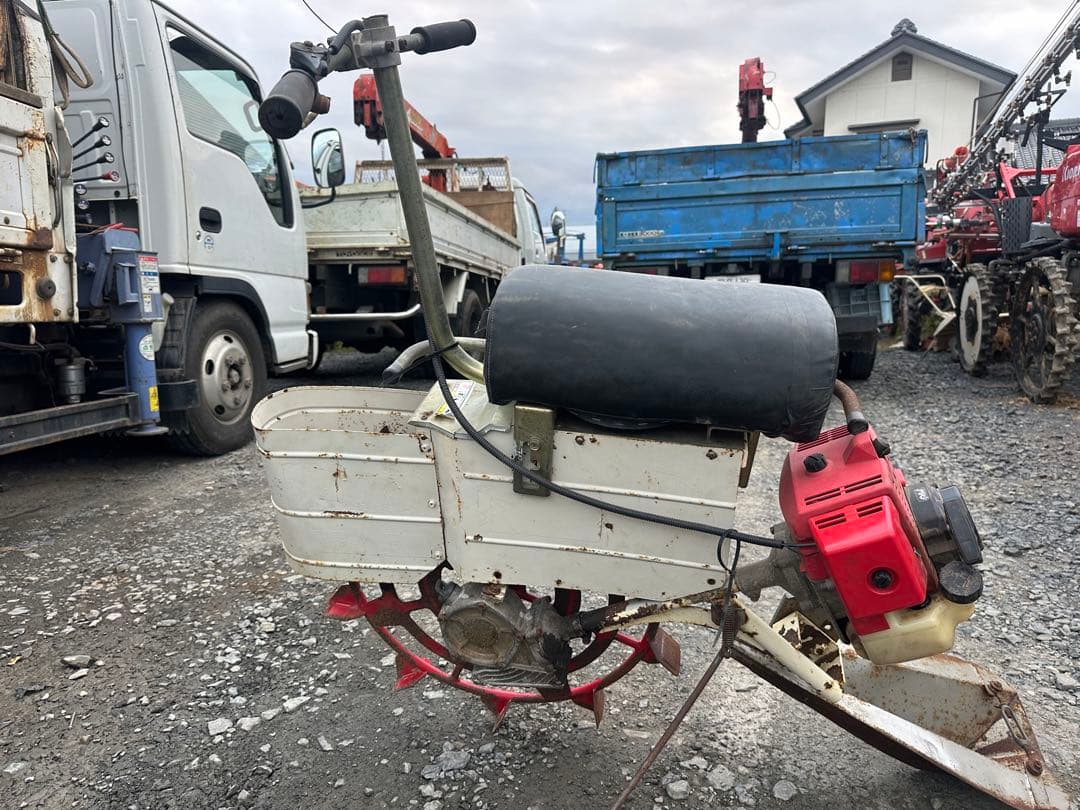 丸山田面ライダー　溝切機　乗用　水田溝切り 発機械の作動状態は良好岩手県奥州市発