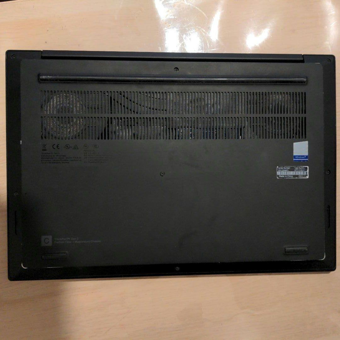 Windowsノート本体 Lenovo ThinkPad P1 Gen 3 32GB/512GB