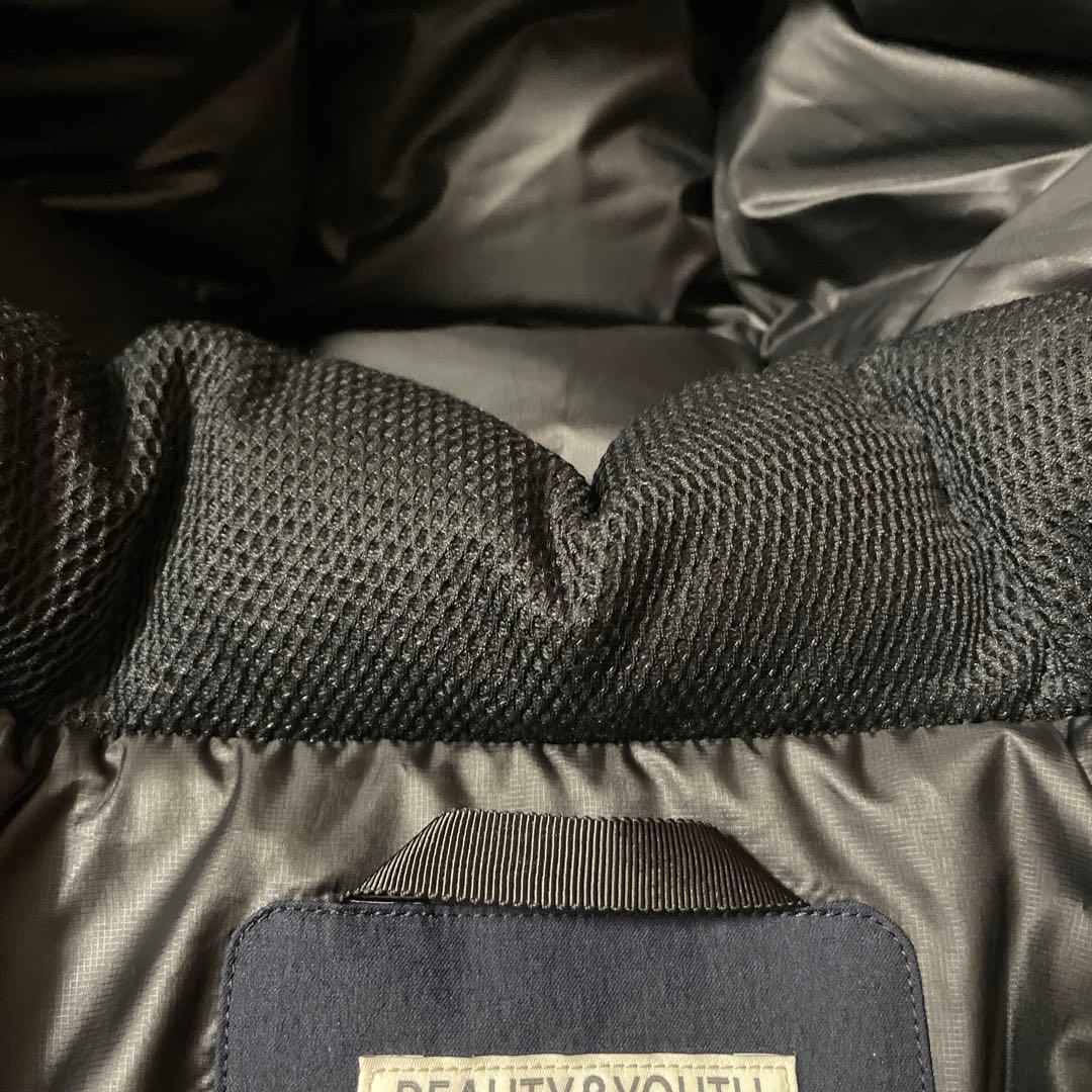 小松マテーレ スウェイ ツイル ダウンジャケット 700FP 撥水機能 ネイビー