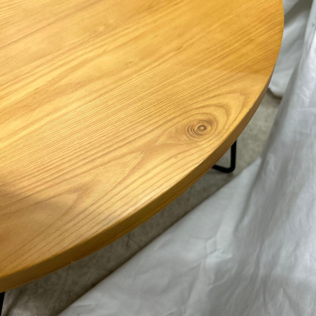 アッシュローテーブル 丸テーブル 丸 テーブル ローテーブル