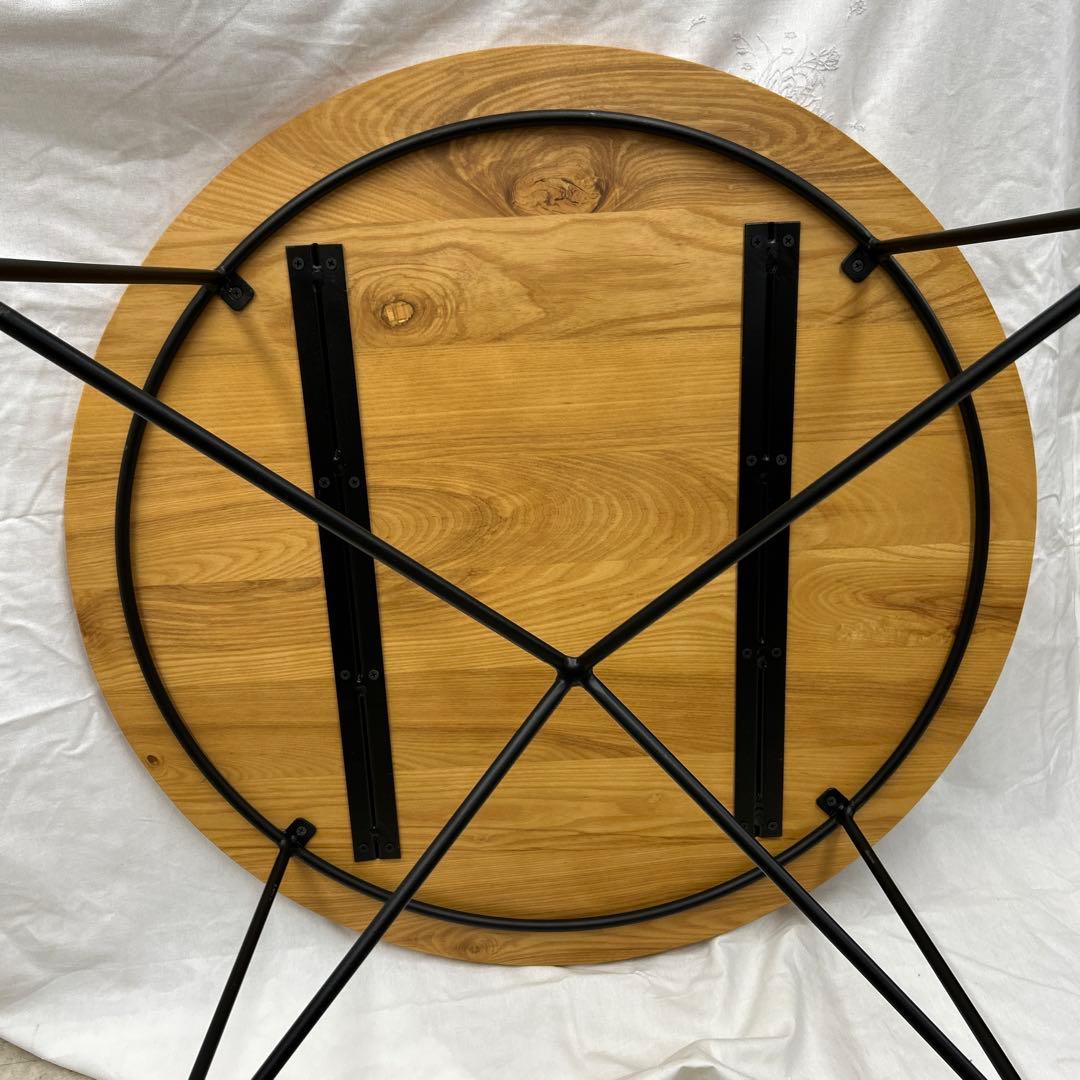 アッシュローテーブル 丸テーブル 丸 テーブル ローテーブル