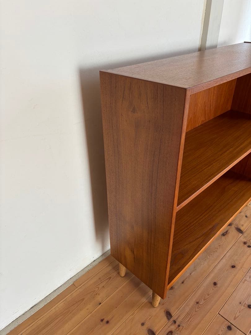 北欧ヴィンテージ　デンマーク　チーク　シェルフ