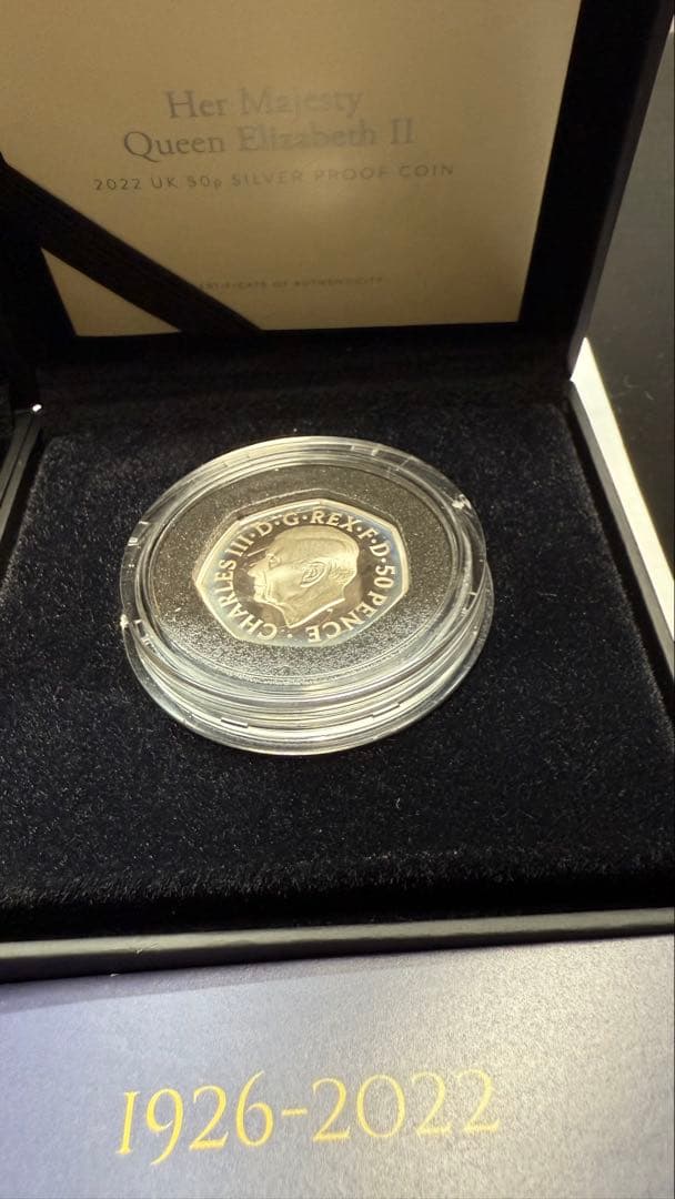 エリザベス　追悼　銀貨　3種セット