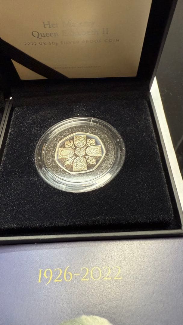 エリザベス　追悼　銀貨　3種セット