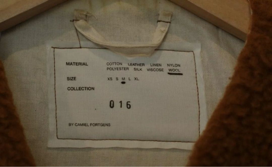 トップス camiel fortgens ZIP VEST WOOL FLEECE