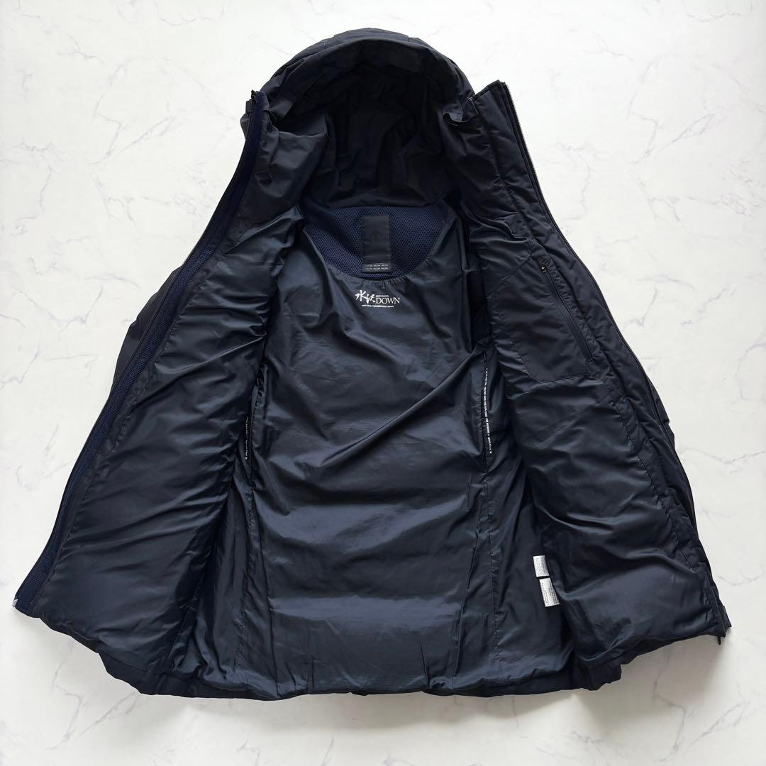 デサントオルテライン VECTOR ダウンジャケット ダークネイビー O