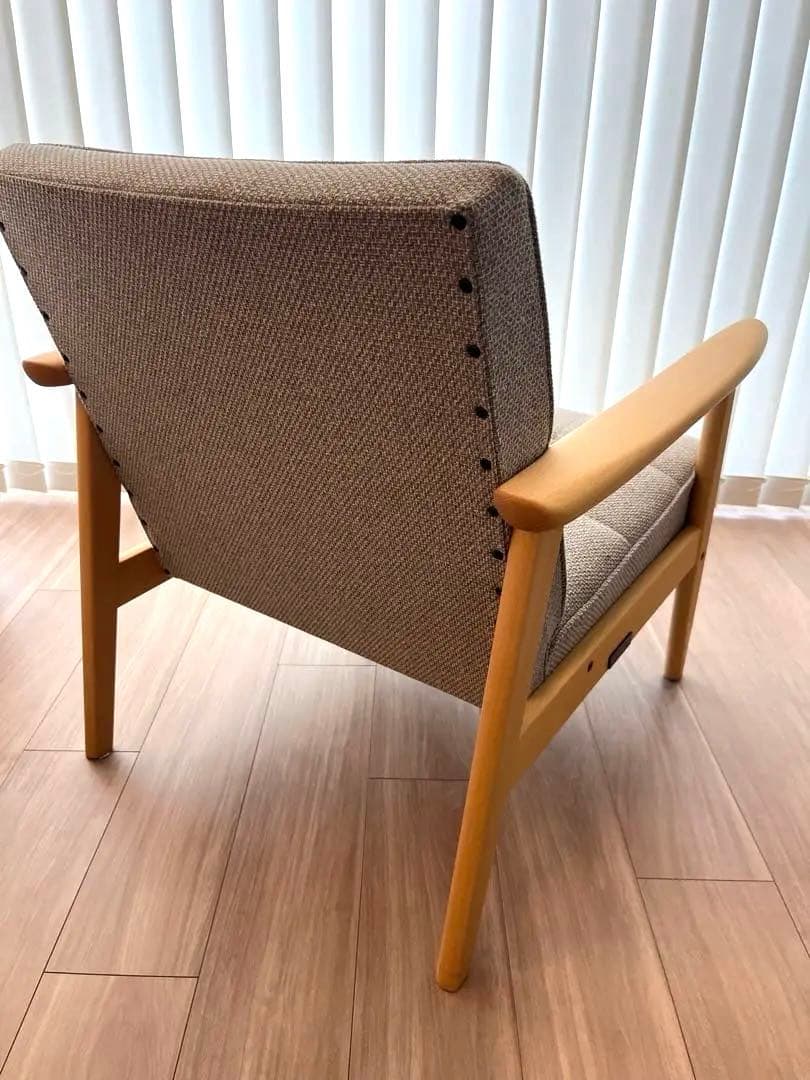 カリモク60 Kチェア1シーター ミストグレー