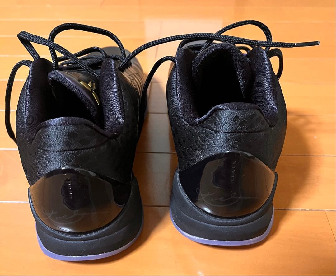 Nike バスケットボールシューズ 黒紫金