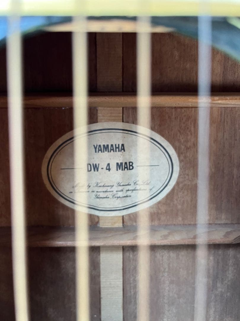 【美品】YAMAHA DW-4 MAB アコースティックギター グリーン