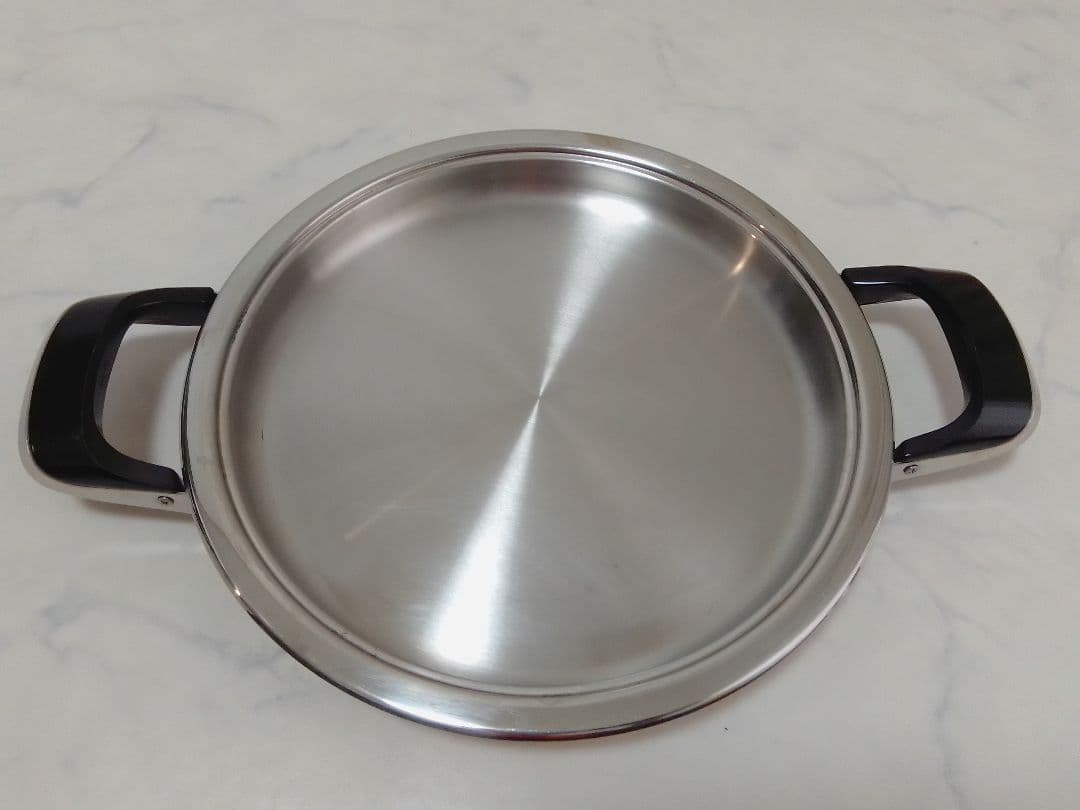 AMC グリドル 内径約24cm 浅鍋 両手鍋 IH不可