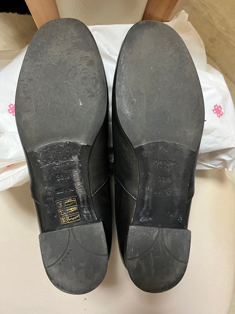 PRADA ブラック サイドゴアブーツ　25.5㎝ プラダ