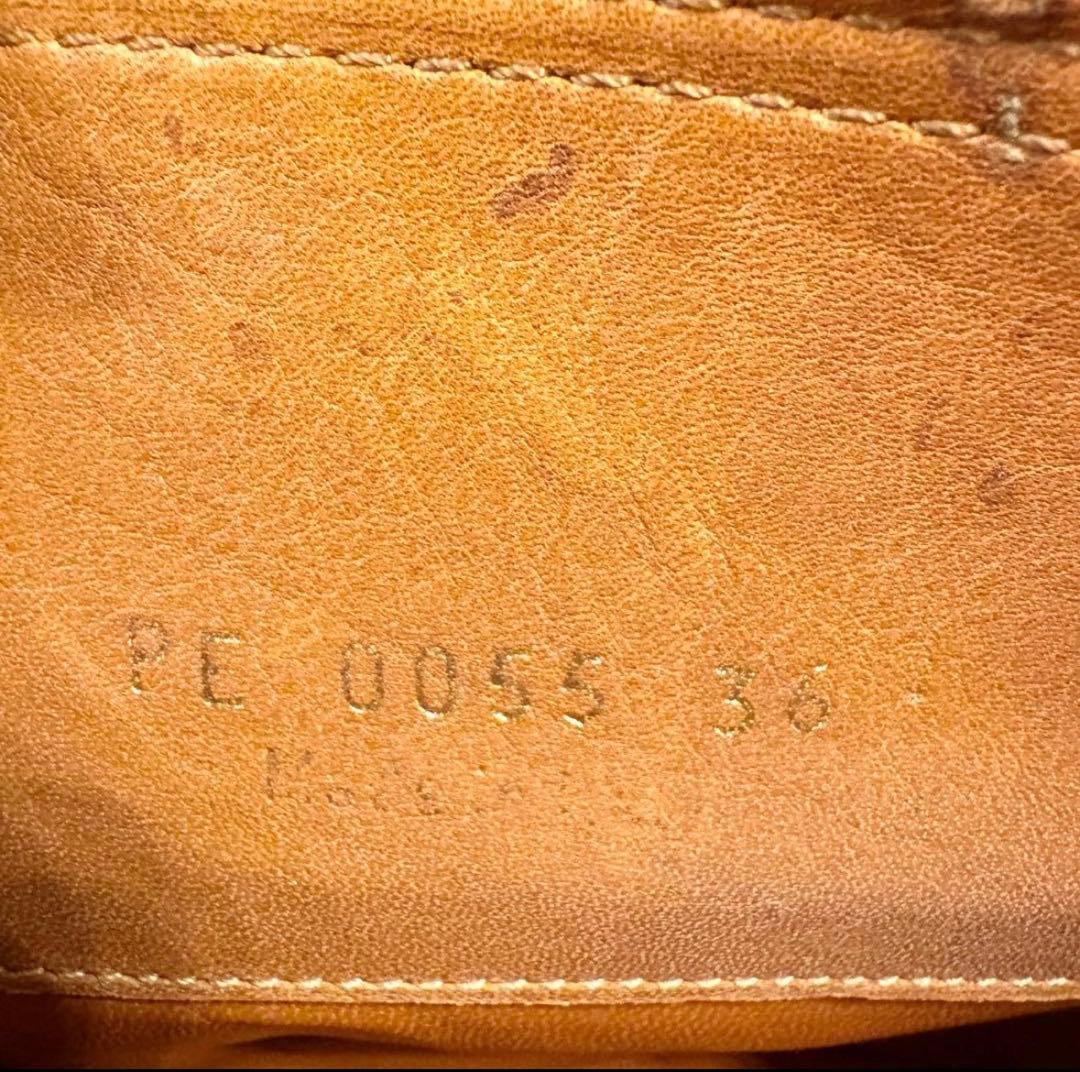 LOUIS VUITTON ルイヴィトン ロングブーツ キャメル レザー 36