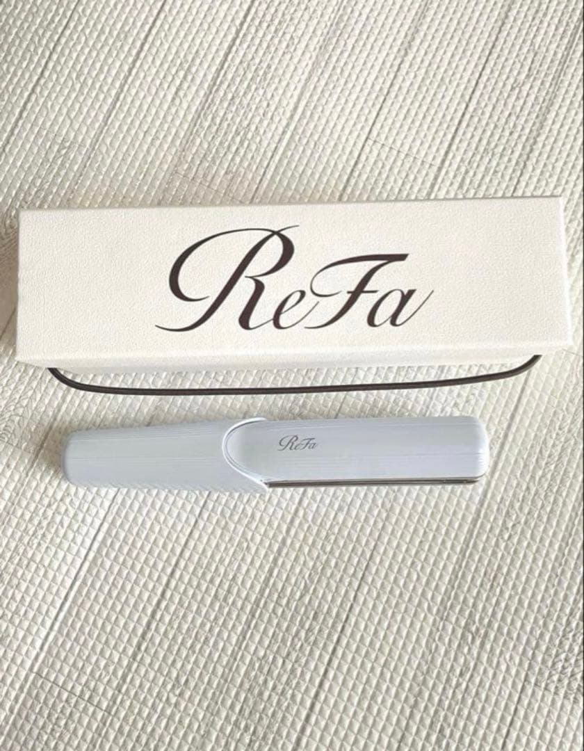 【美品】ReFa リファ ヘアアイロン ホワイト 箱付き