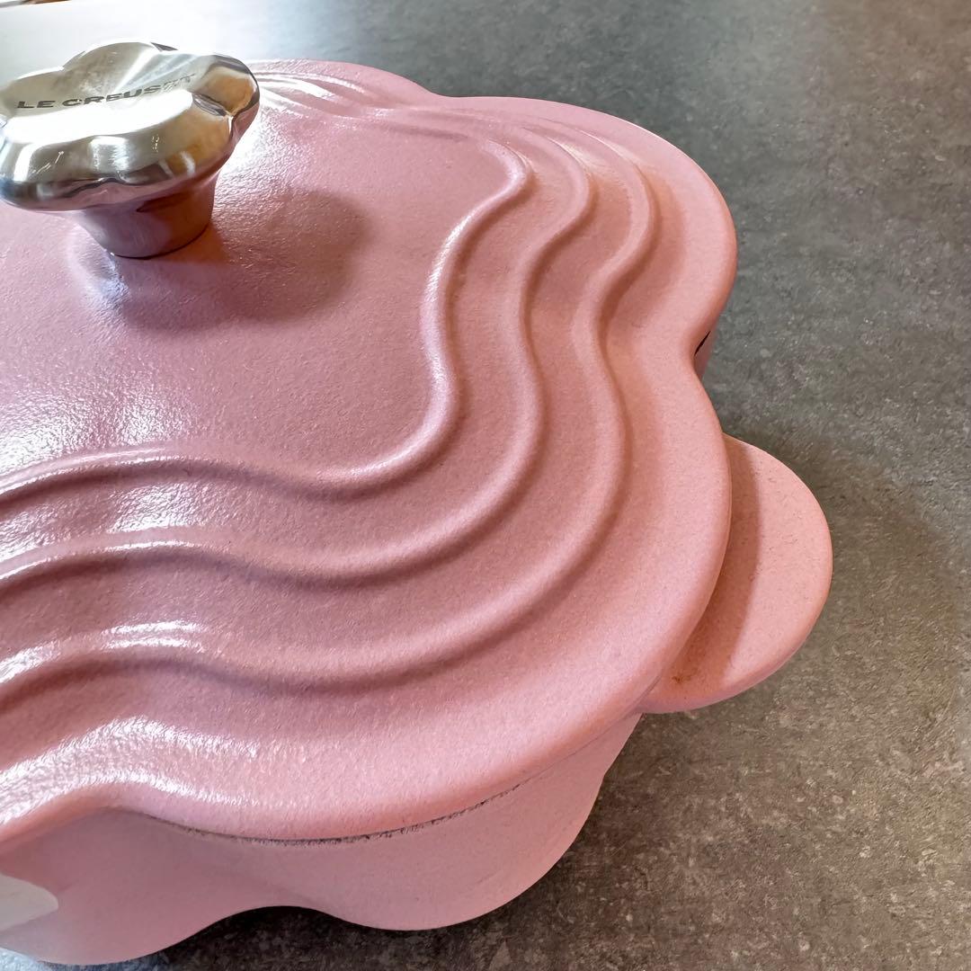 ルクルーゼ ココットフルール ココットフラワー シュガーピンク ピンク 20cm