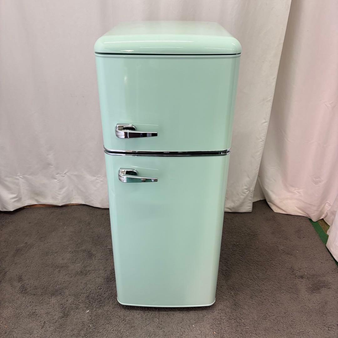 985　アイリスオーヤマ　冷蔵庫　一人暮らし　レトロ　設置無料　綺麗　安い‼️