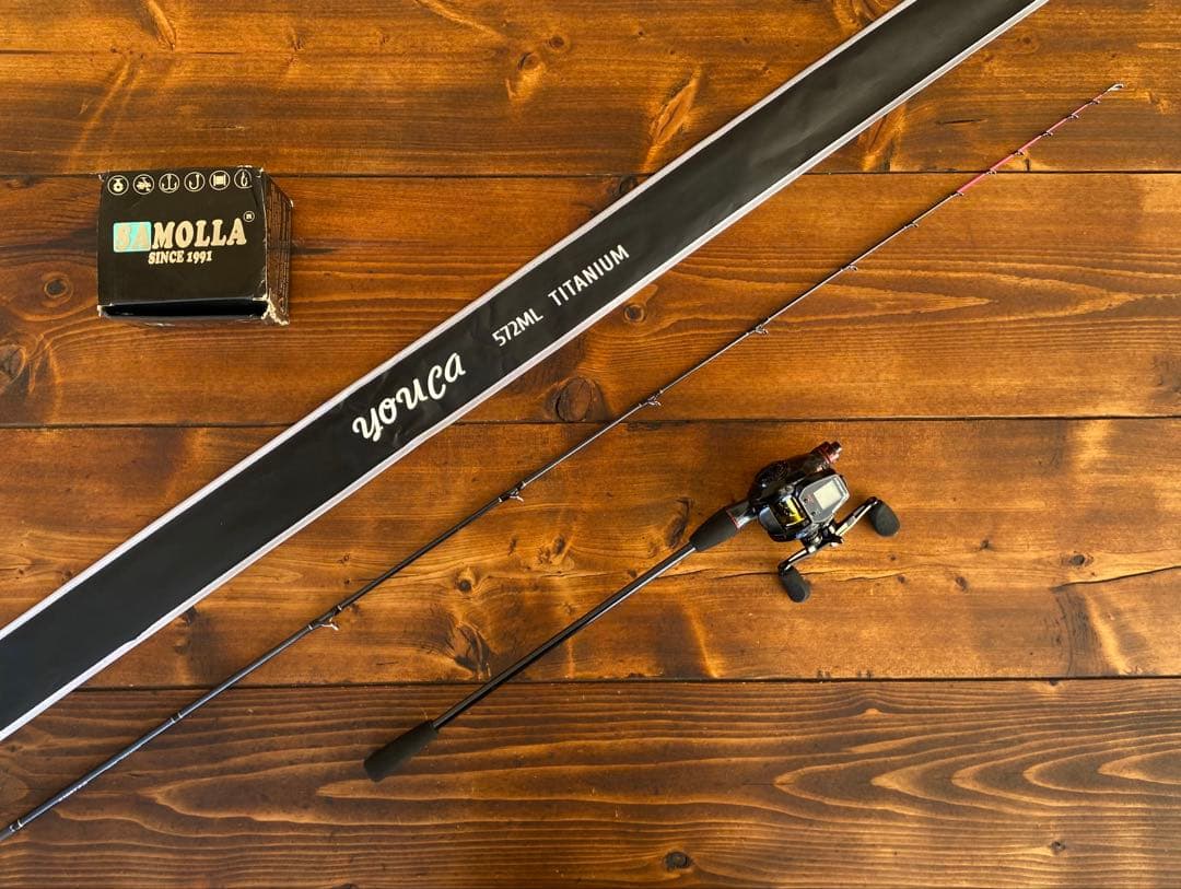 ジギングセット　C572ML スロージギング　オフショアロッド　タイラバ　イカ