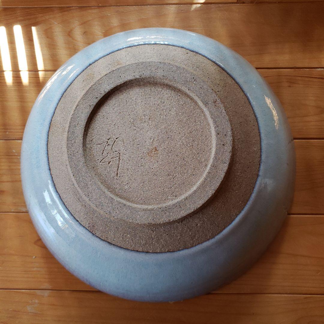 本物　日本工芸会員　佐藤幹作品　直径285×90ミリ