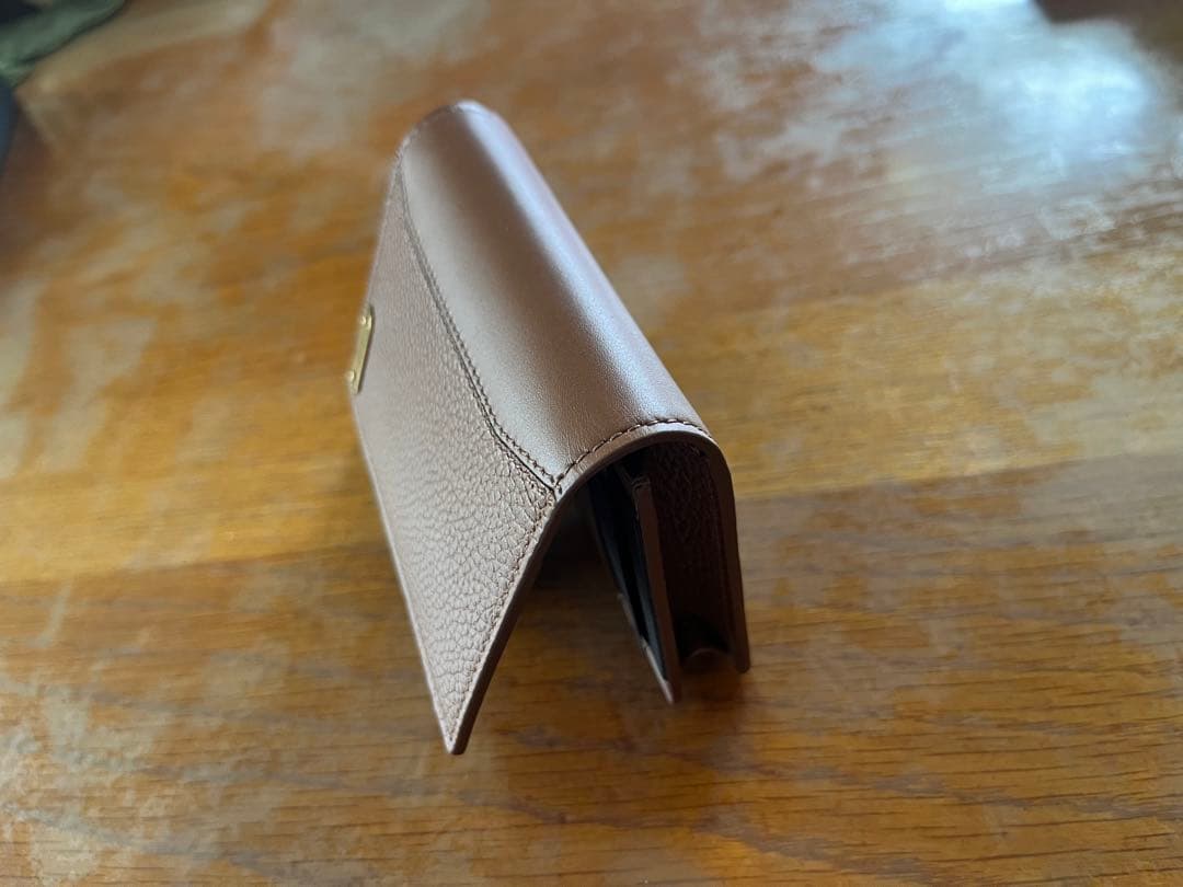 dunhillレザー名刺入れ　23R2512GN251R Harnessブラウン