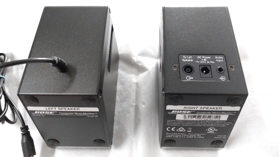 Bose M2 スピーカー ブラック 美品 黒御影石インシュレーター付き