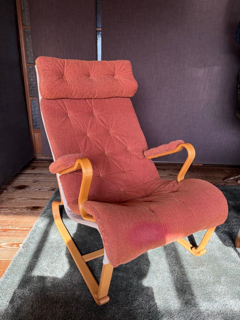 天童木工　BRUNO MATHSSON 1人掛け (オットマン別)