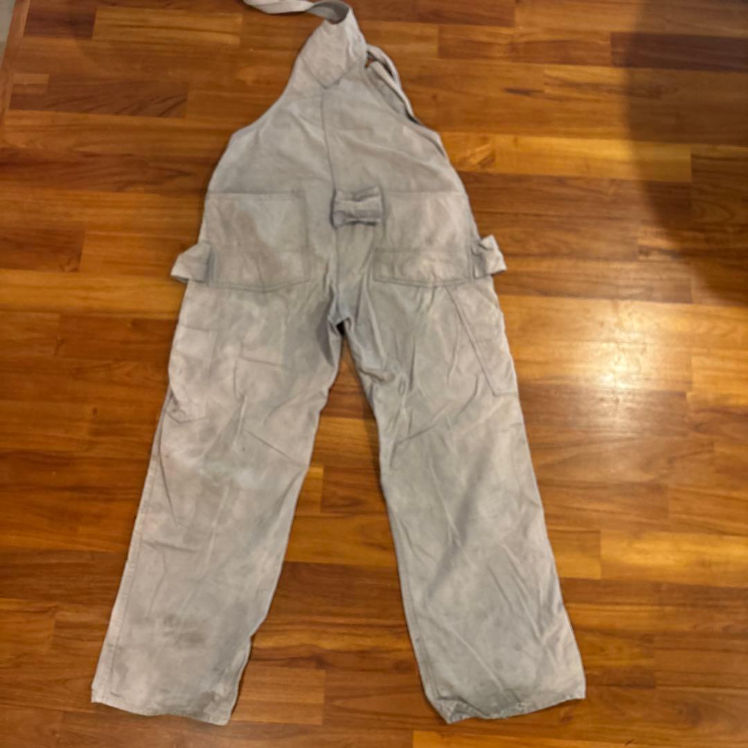 Carhartt ハートタグ ライトグレー オーバーオール　40s 50s