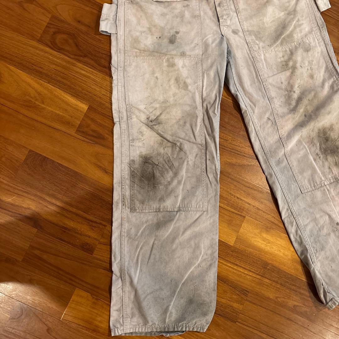 Carhartt ハートタグ ライトグレー オーバーオール　40s 50s