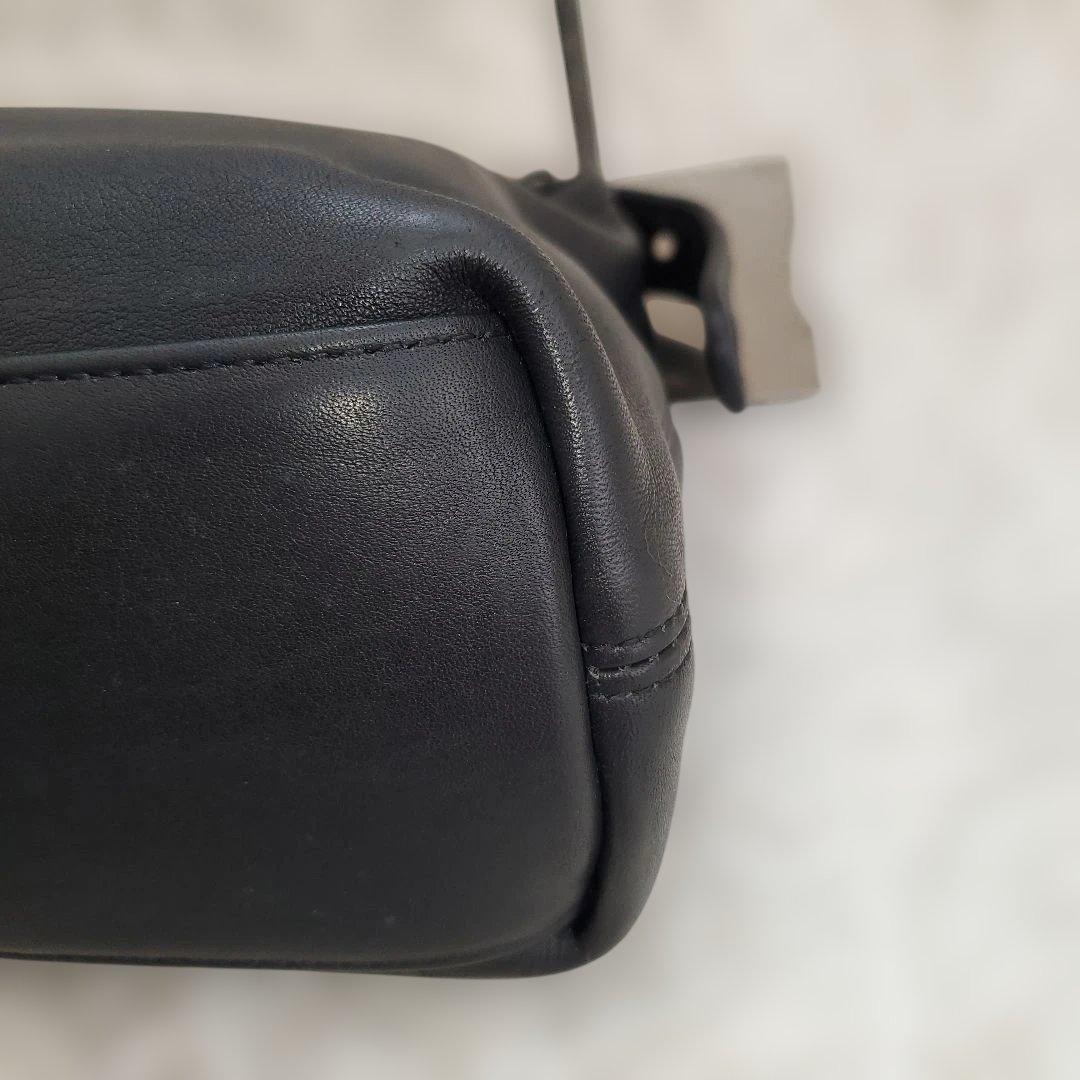 ⭐極美品⭐OLD COACH アクセサリーポーチ ハーフムーン ブラック