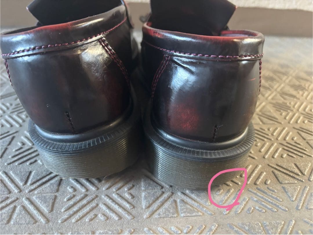 Dr.Martensドクターマーチン タッセルローファー RED 24cm