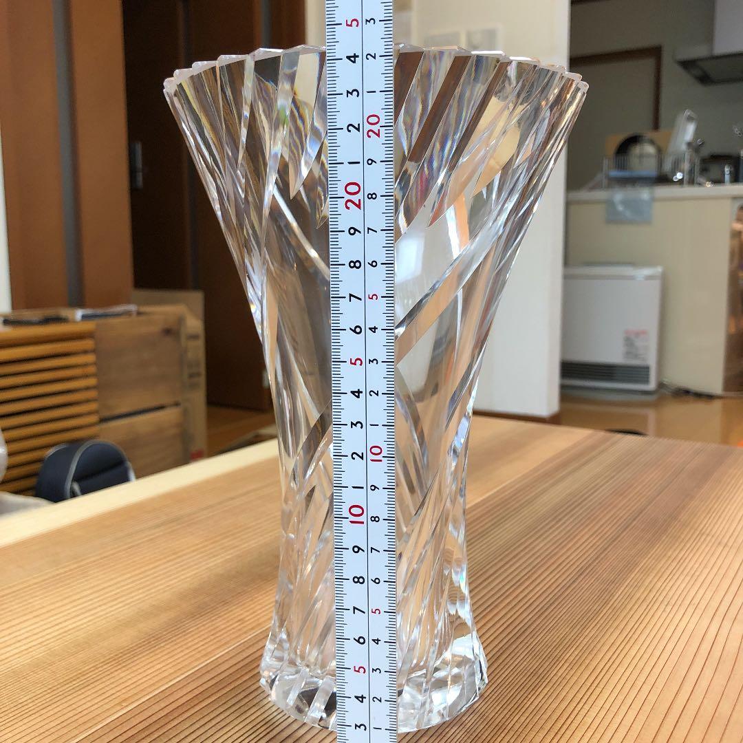 カガミクリスタル 花瓶 F306-810 箱付