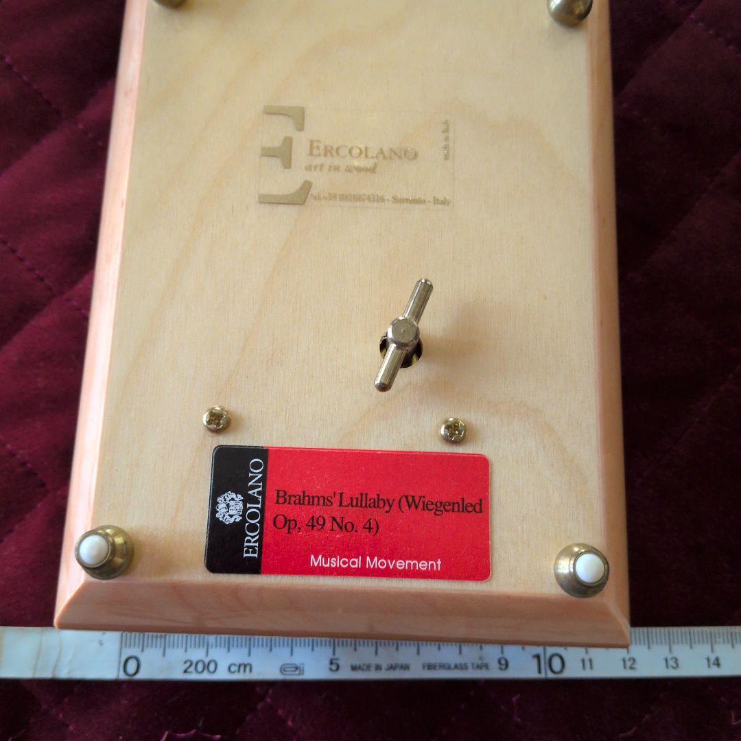 イタリア製オルゴールERCOLANO社ジュエリーボックス