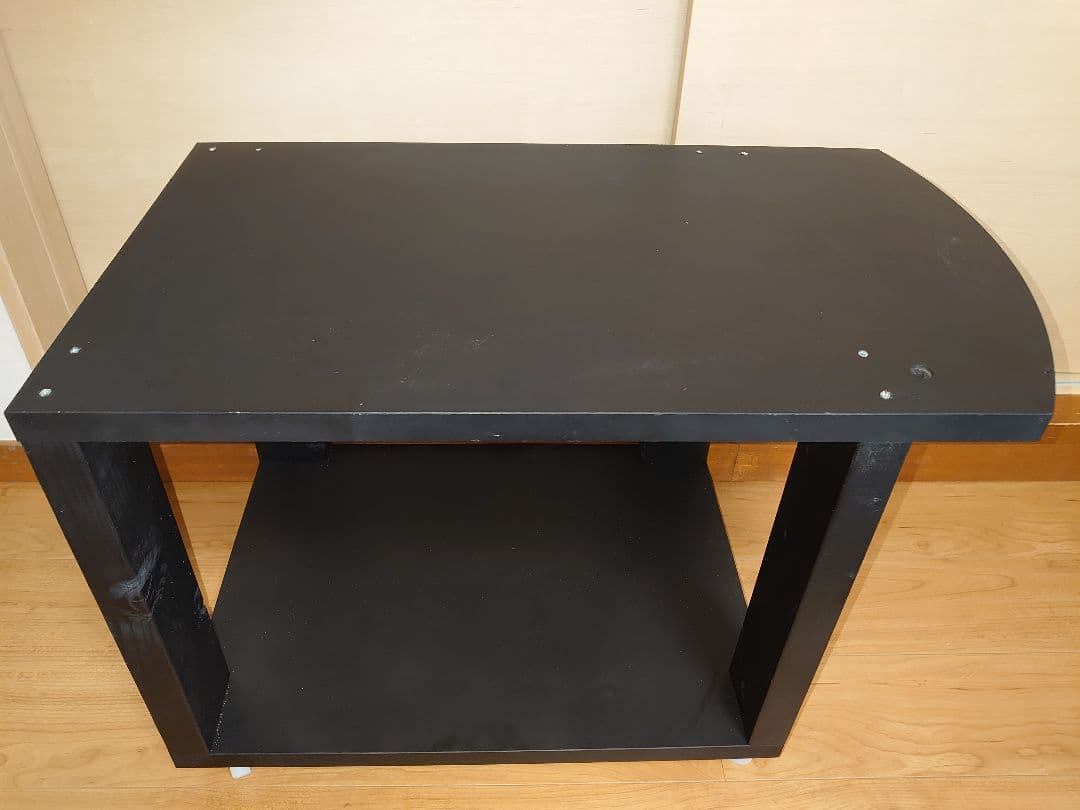 【移動に便利なキャスター付シンプルスタンド㉖】パチスロ実機1台用の置く台・黒色