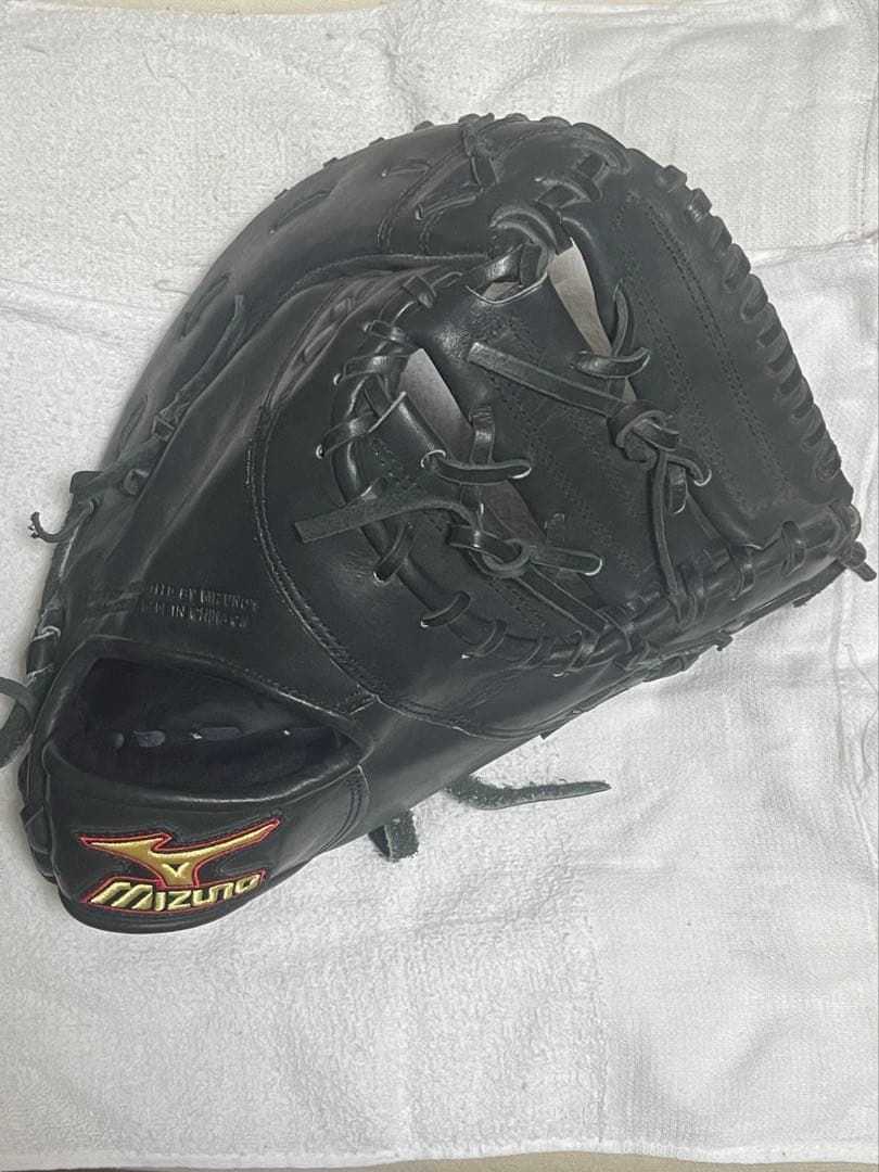 Mizuno 軟式ファーストミット 黒