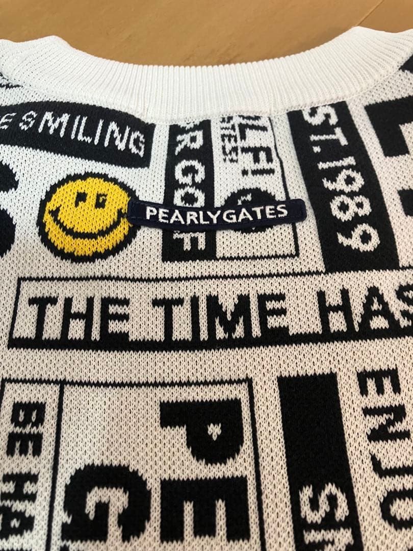 PEARLY GATES ロゴプリントセーター サイズ1