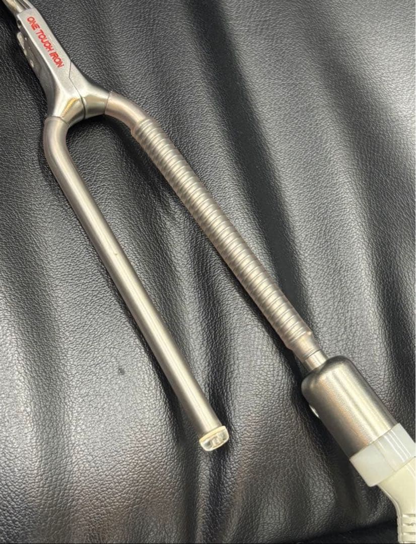 ニチリ　ワンタッチ2ミリセラミック丸アイロン\日理　理容アイロン/レンツアイロン