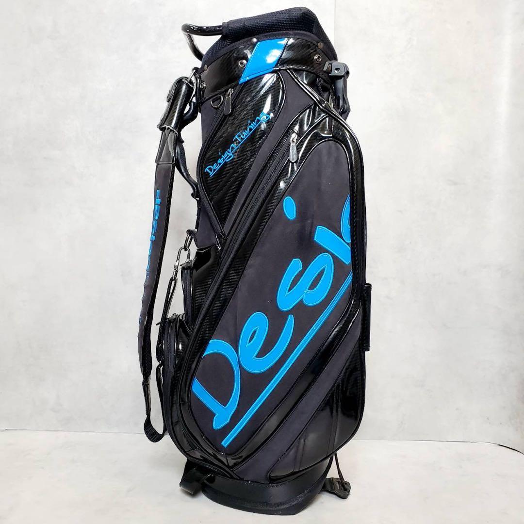 【フード未使用】デザインチューニング スタンド式 キャディバッグ ゴルフバッグ