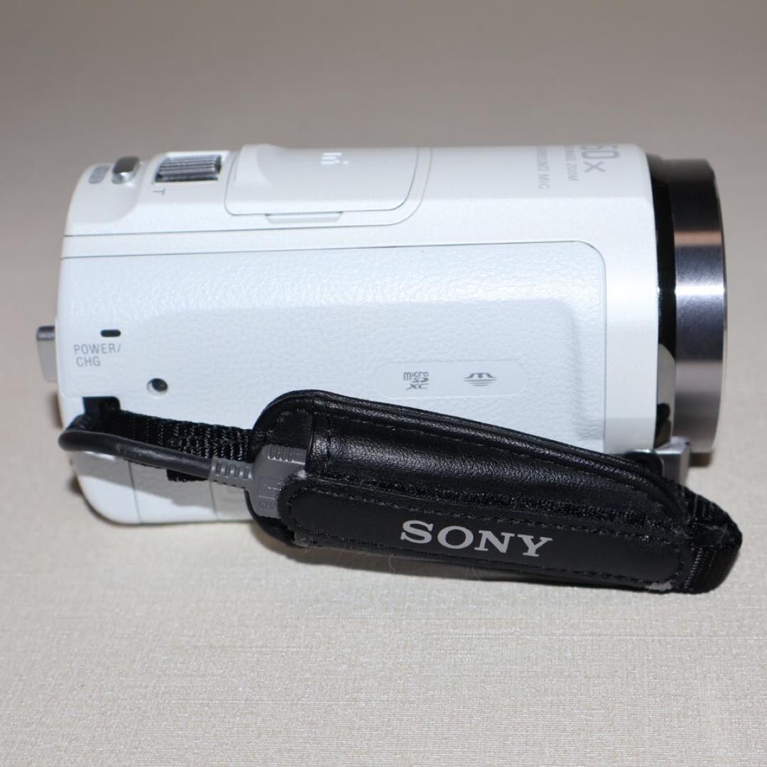 【美品】SONY HDR-CX535 ホワイト　箱付き