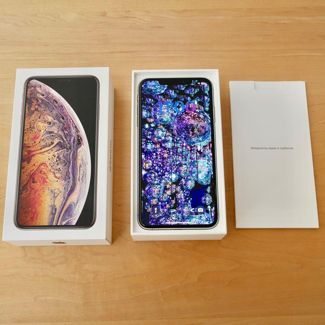 iPhone10smax 512GB シルバー 国内版simフリー