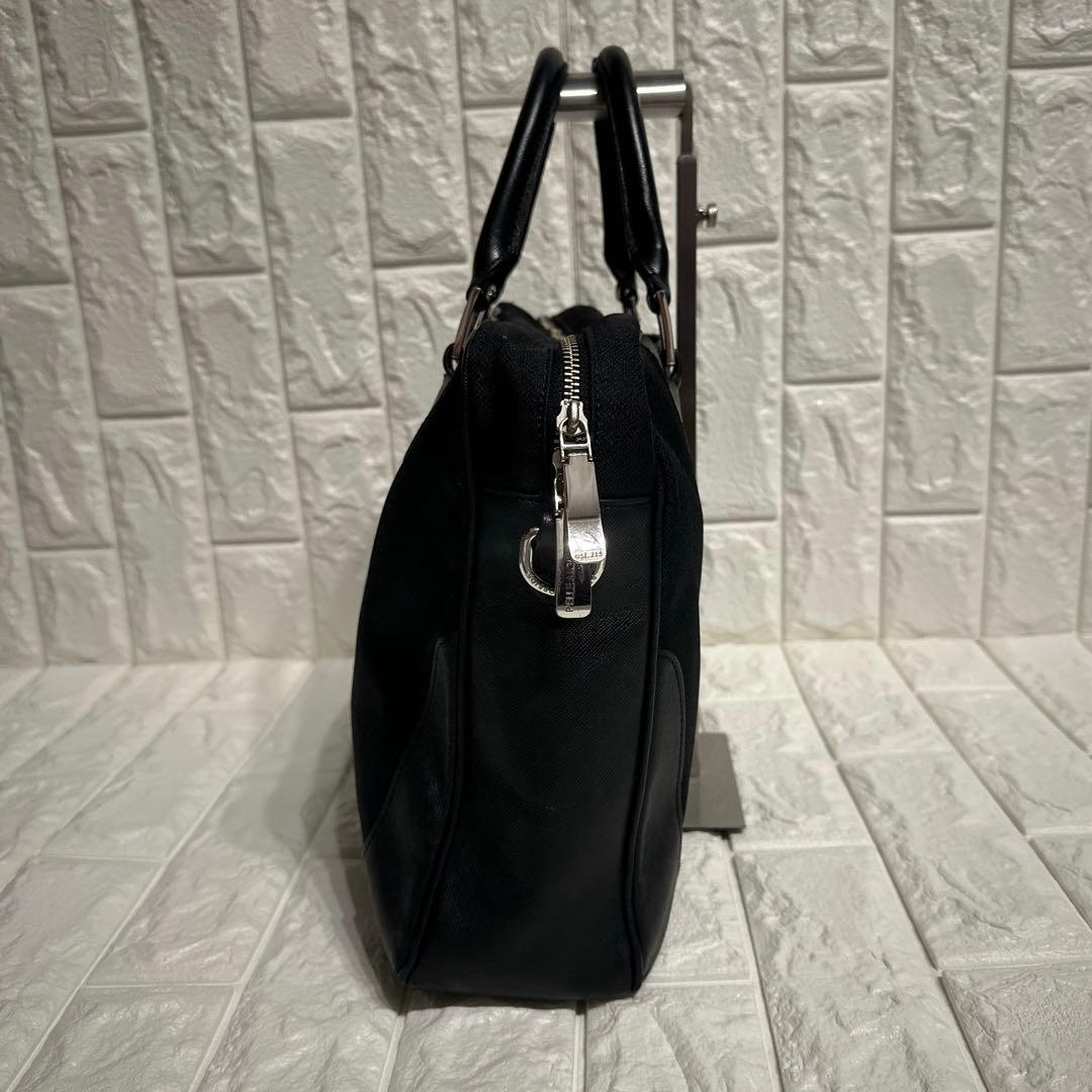 極美品 ペッレモルビダ ビジネスバッグ 2way ブラック レザー