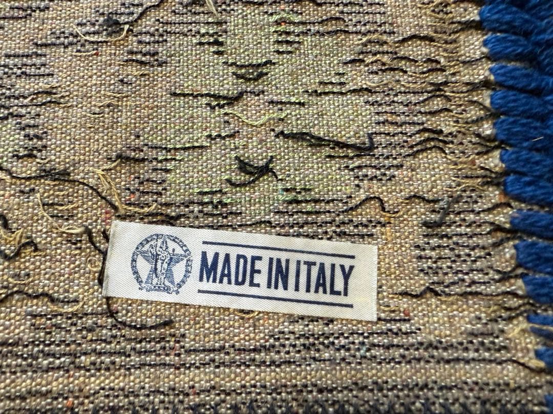 ヴィンテージラグ　6匹の猫デザイン イタリア製