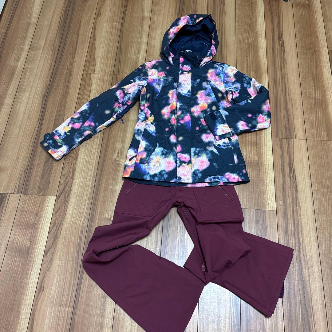 値下げ　美品　Burton スノーボードウェアセット　レディースSサイズ