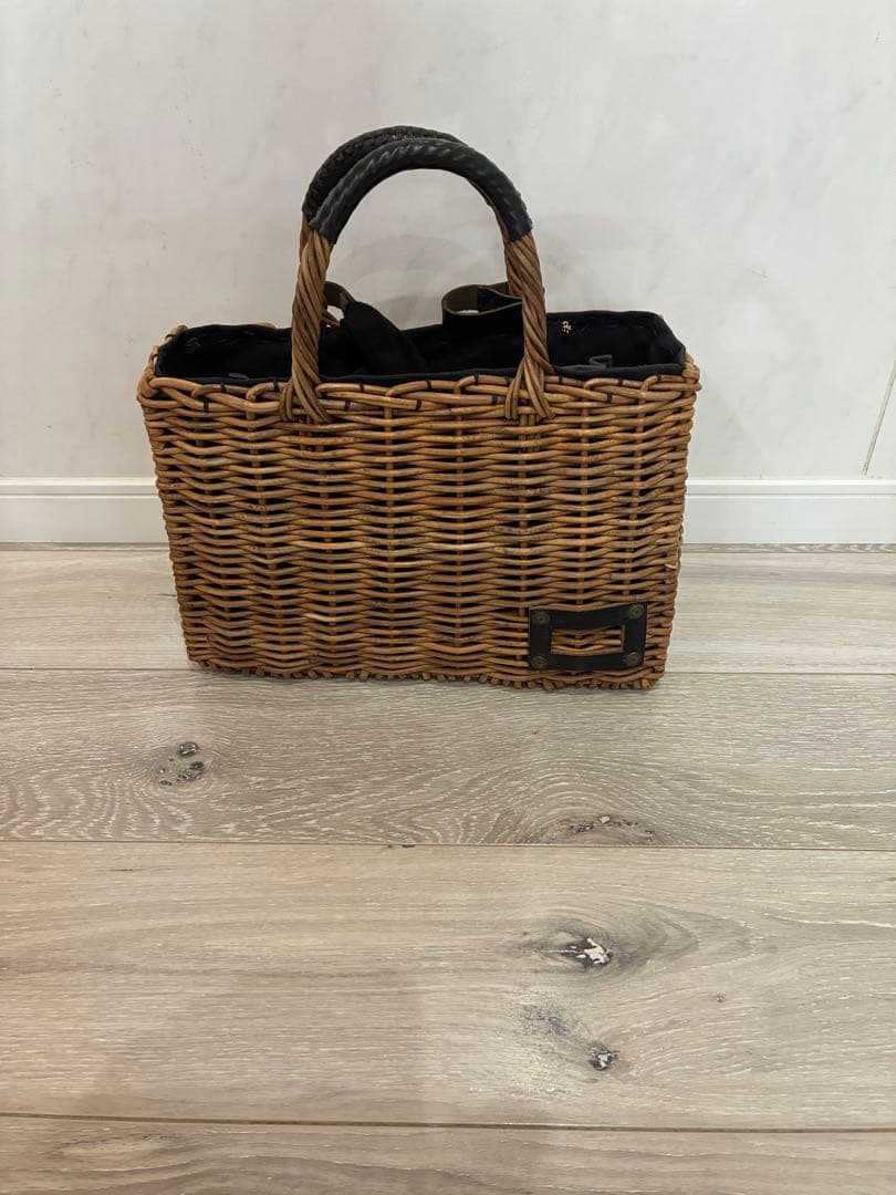 定番完売 エバゴス ebagos 横長カゴバック