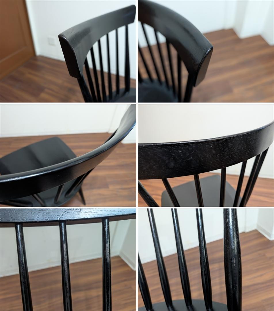 柏木工　オーク　ダイニングチェア　ウィンザーチェア　アームチェア　椅子　イス　F