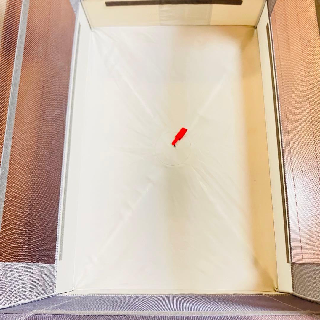 【訳アリ価格・匿名配送】アップリカ ココネルエアーABベビーベッド グレーベアー