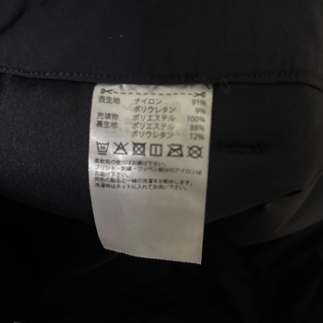 adidas ブラック ゴルフスカート　中綿スカート