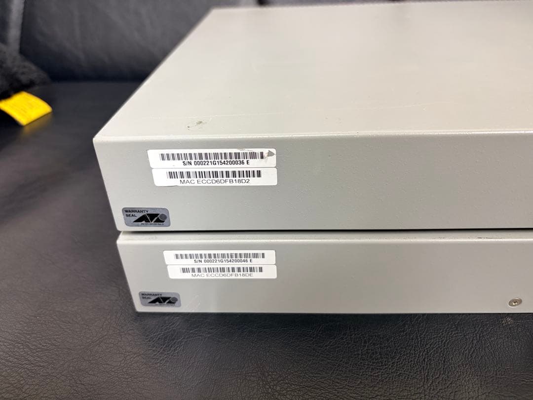 アライドテレシス CenterCOM AT-x510L-28GT 2台