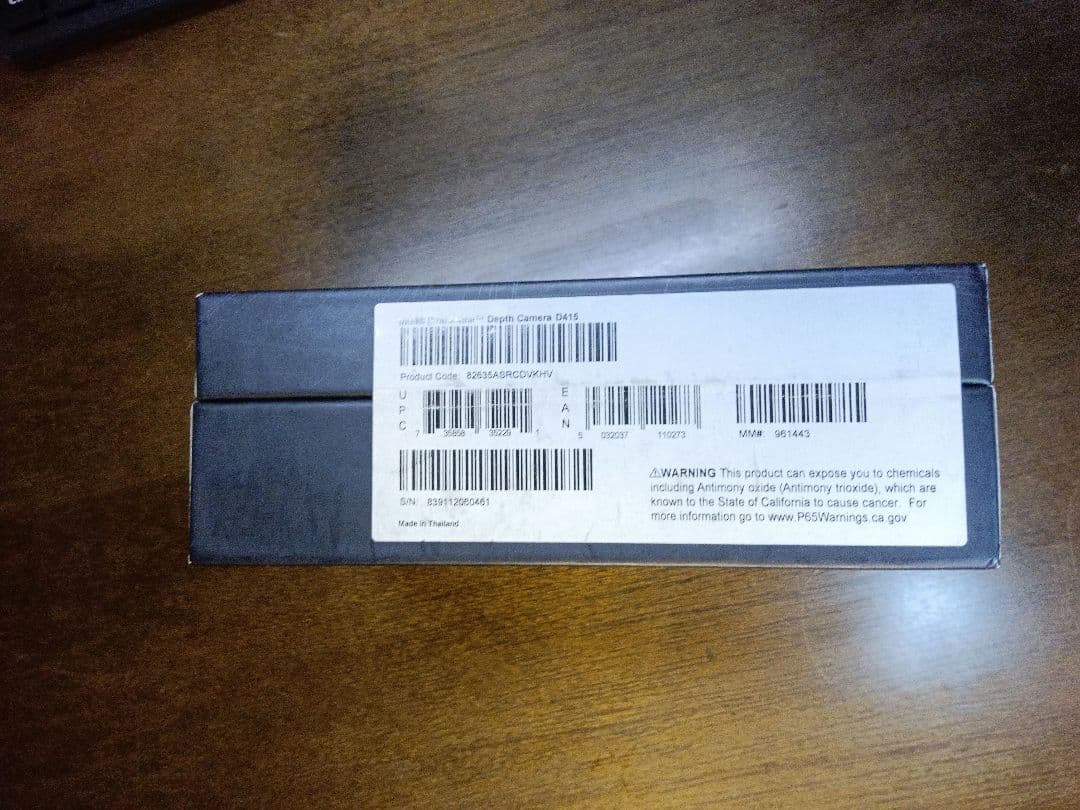 新品 未使用品 Intel RealSense D415 デプスカメラ